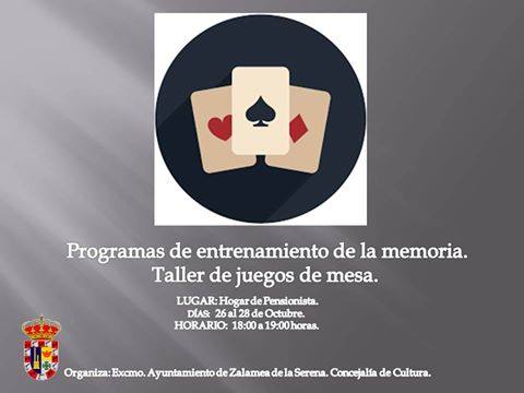 Talleres de memoria para la tercera edad en el 'hogar de mayores'