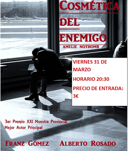 Tarde de teatro con 'Cosmética del enemigo' en el centro cultural