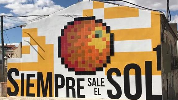 La intervención se ha realizado en uno de los laterales de una casa de la calle Sevilla 