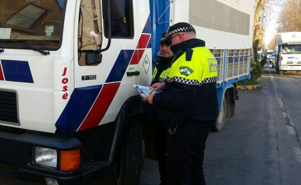 La Policía Local intensifica los controles de tráfico en furgonetas