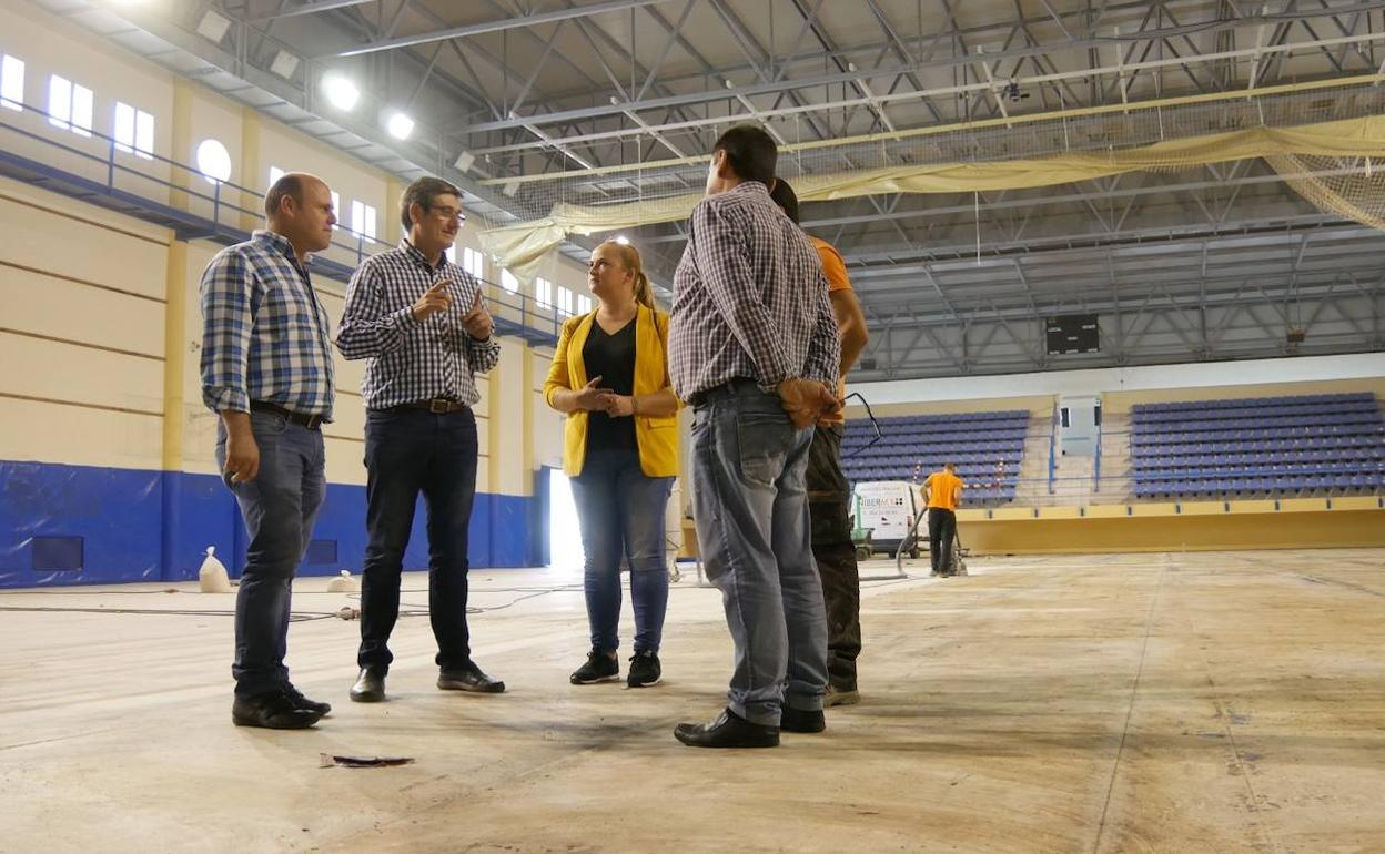 El Pabellón Municipal de Deportes de Adra, en obras
