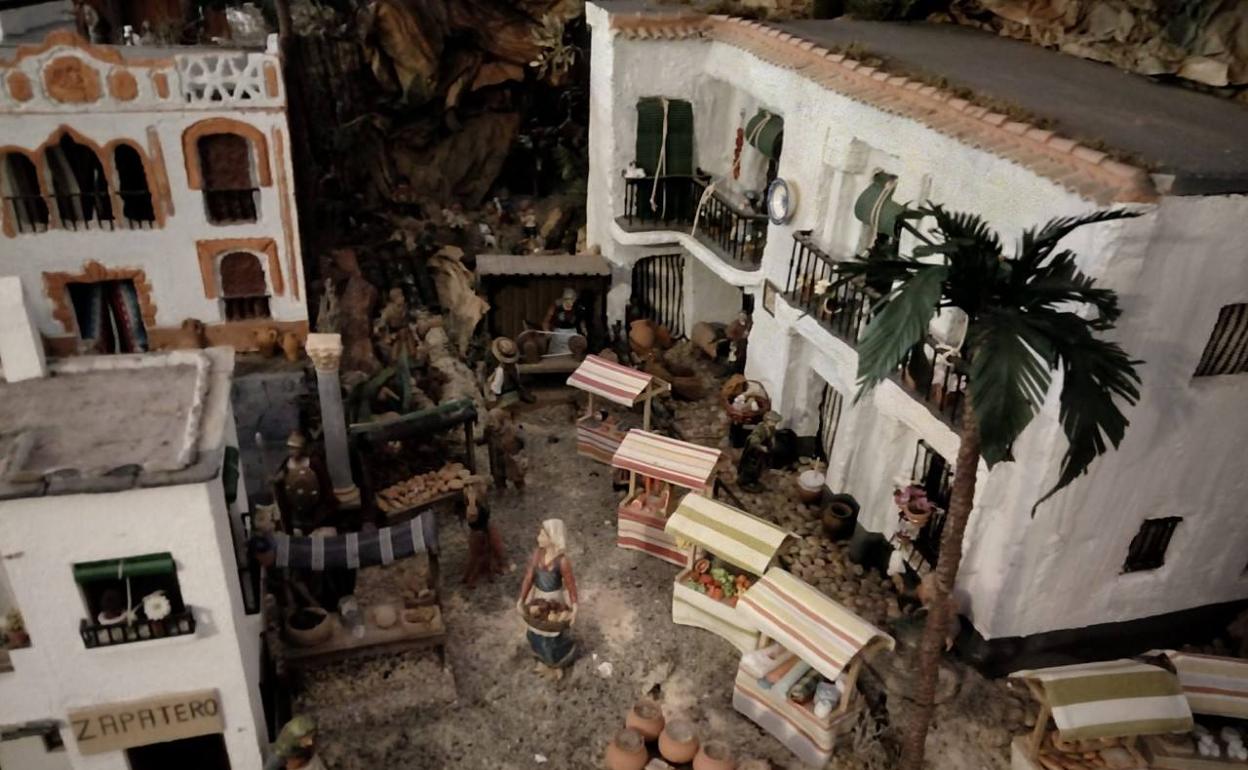 El belén de Fuente Victoria regresa a la parroquia de la entidad local