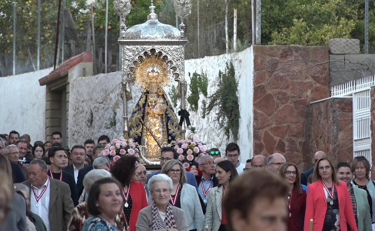 La Virgen de Gádor de Berja regresará el 13 de septiembre a su santuario «sin devotos»