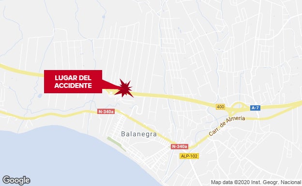 Muere el conductor de un camión en un accidente en la A-7 en Balanegra