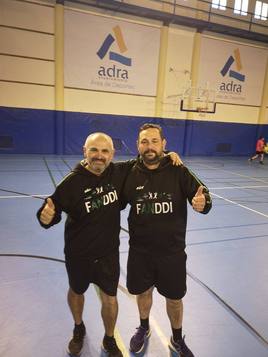 José Manuel y Sergio Aguilar son hermanos y entrenadores del club Abdera Fenicia.