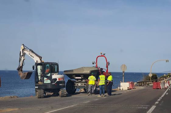 Cortes de tráfico entre la Caracola y El Lance