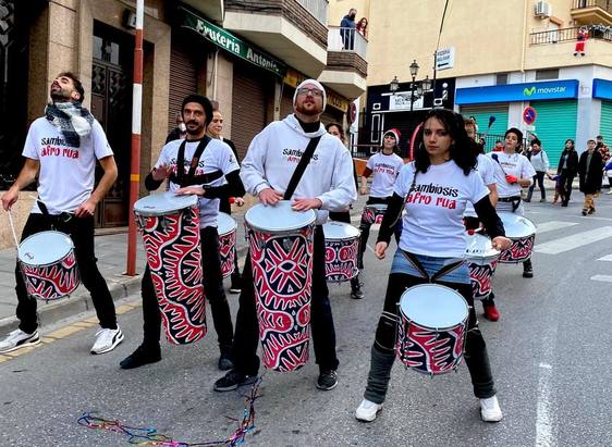Exhibición de batuca.