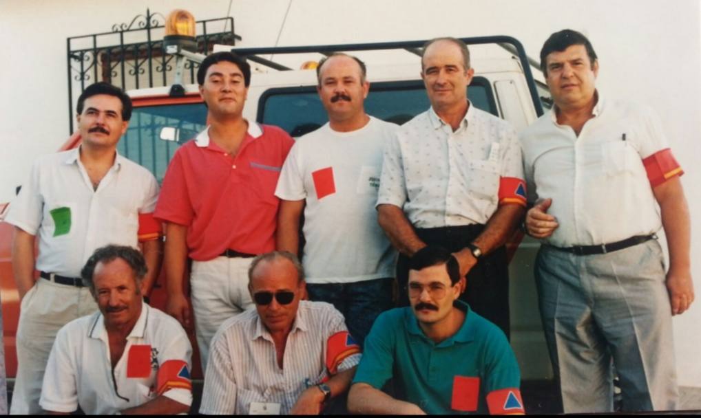 Homenaje a los primeros voluntarios de Protección Civil