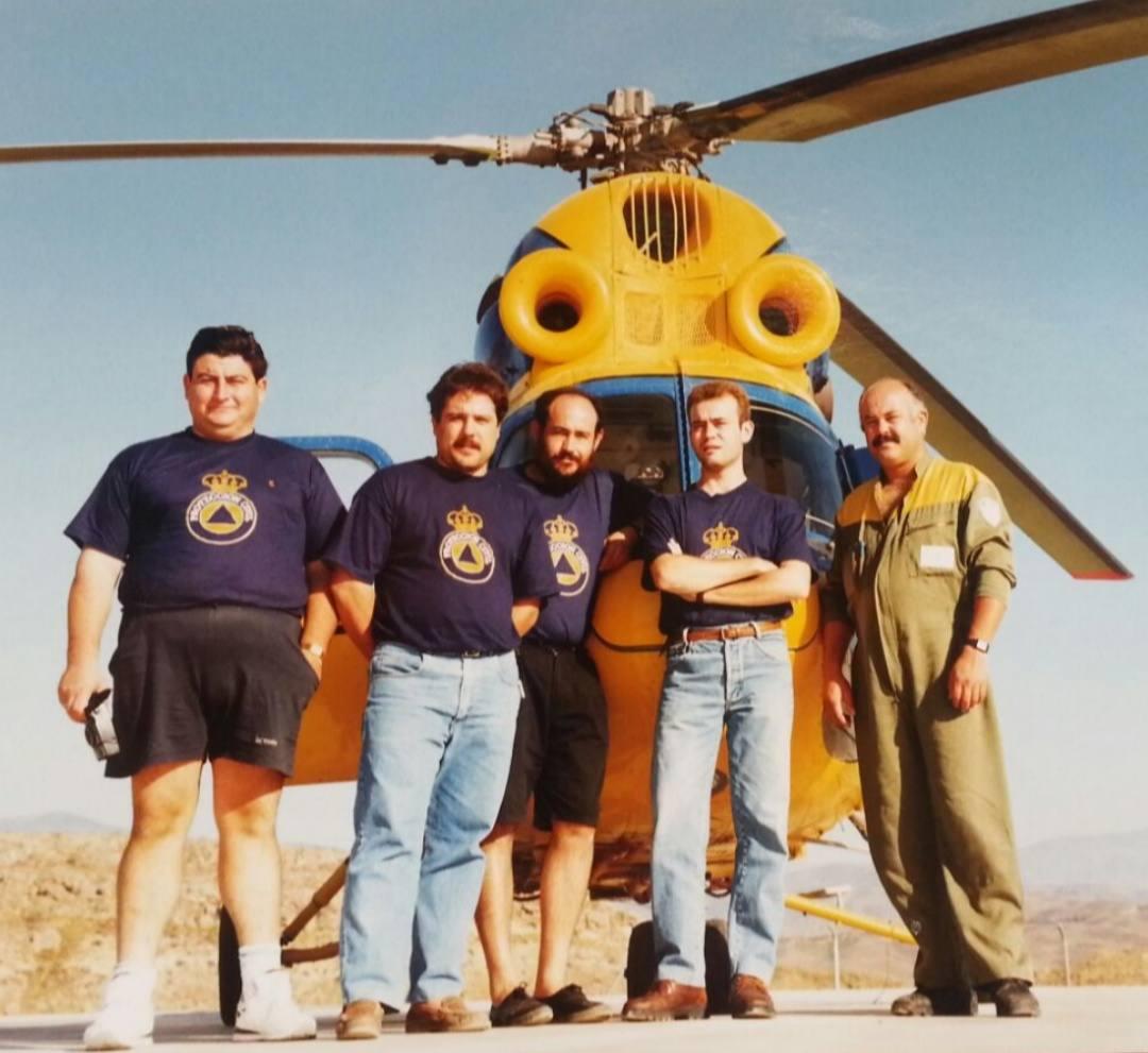 Homenaje a los primeros voluntarios de Protección Civil