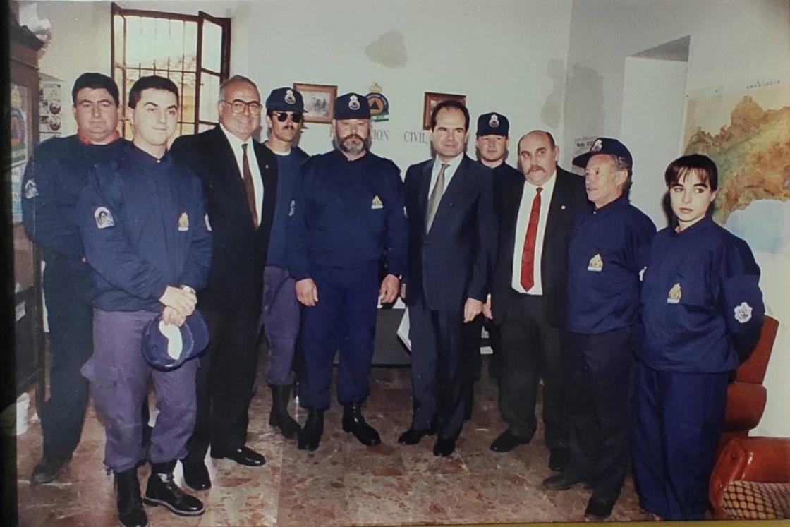 Homenaje a los primeros voluntarios de Protección Civil