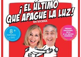 Emma Ozores y Rubén Torres llegan a Adra este viernes con la comedia 'El último que apague la luz'
