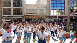Inauguración de la Feria de Adra, el año pasado, en la Plaza Puerta del Mar.
