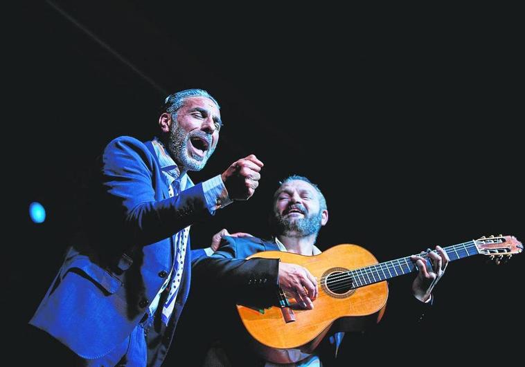 Pedro El Granaíno y Rancapino Chico, en el Festival Cante Grande Ciudad de Adra
