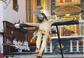 El Cristo de la Expiración de Adra, obra de Alonso de Mena.