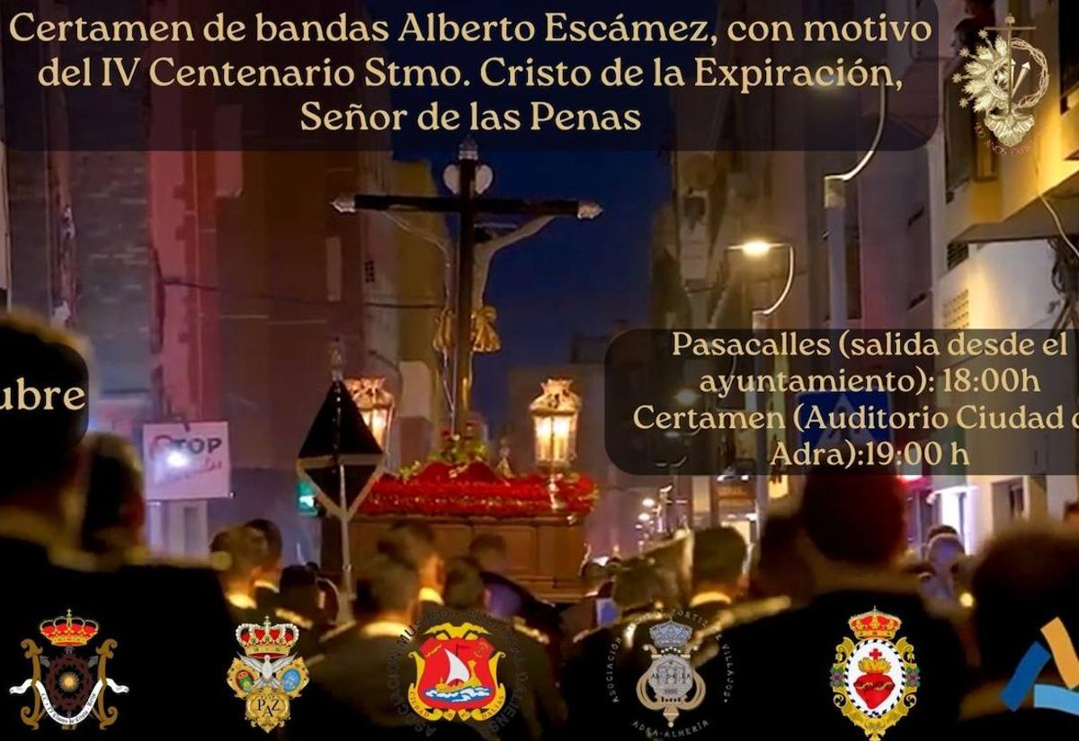 Cinco bandas se dan cita en el certamen Alberto Escámez de Adra