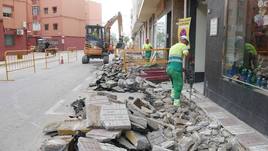 Camino del Ingenio, en obras
