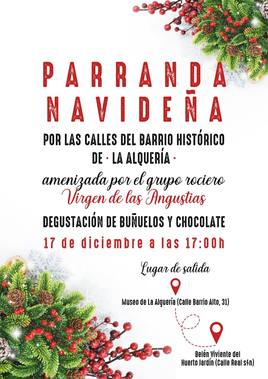 La Alquería se va de 'parranda' por Navidad