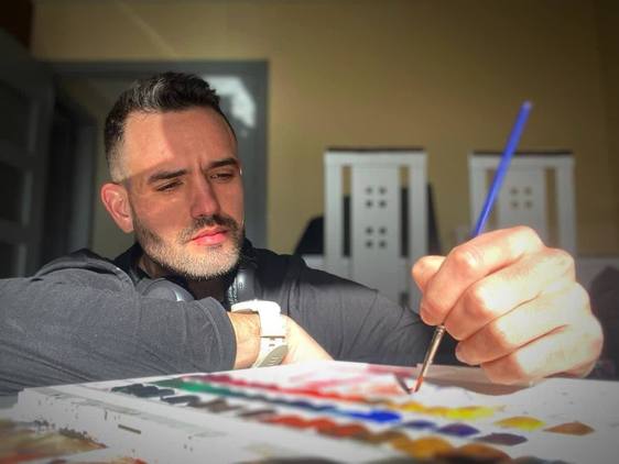 Juan Miguel Ojeda, autor del cartel de Semana Santa