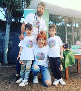 Blanca Campos es la autora del libro '¡Ya no echo fuego!' y tiene dos hijos, Lucas y Martín.