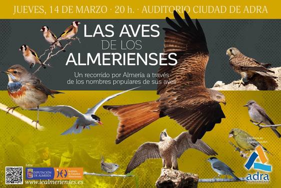 El Auditorio Ciudad de Adra acoge una muestra sobre aves almerienses