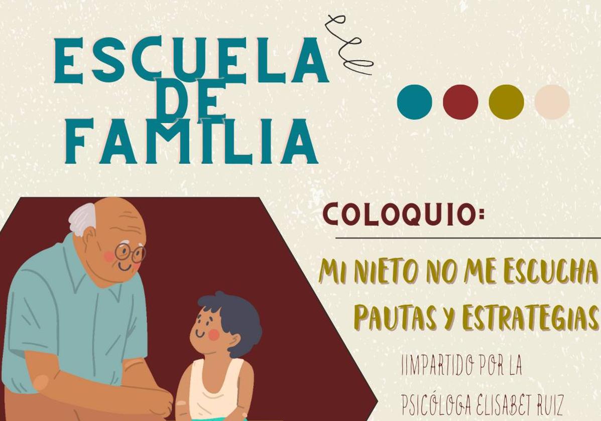 Abuelos y nietos, en el foco del próximo taller de Escuela de Familia