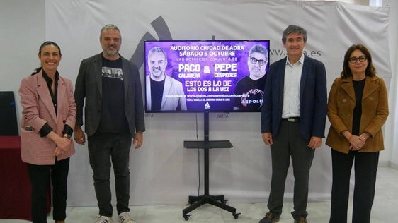Paco Calavera y Pepe Céspedes mostrarán su sintonía humorística en Adra