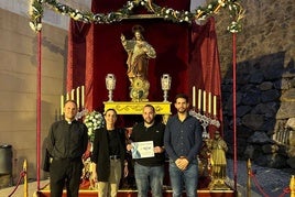 El altar de la Hermandad del Prendimiento, primer premio del Concurso de Altares