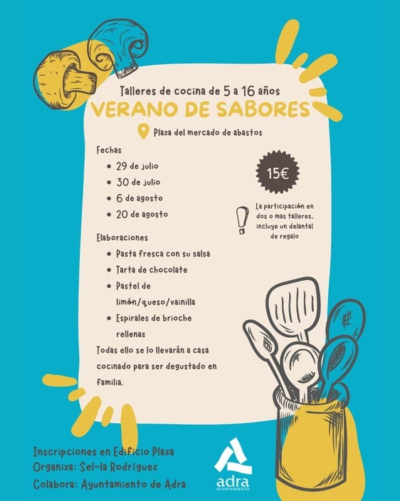 Cocinar, un juego de niños en Adra