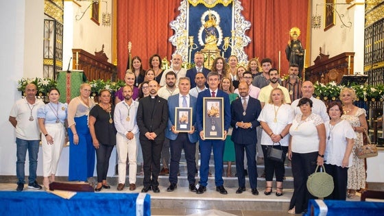 Cortés: «Soy hermano de la Hermandad de la Virgen del Mar y San Nicolás de Tolentino desde hace ya muchos años, y lo soy porque sí«