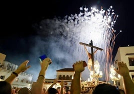 ElCristo de la Luz en las calles de Dalías, en una imagen de archivo.