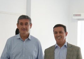 El alcalde de Adra y el presidente de la Diputación Provincial.