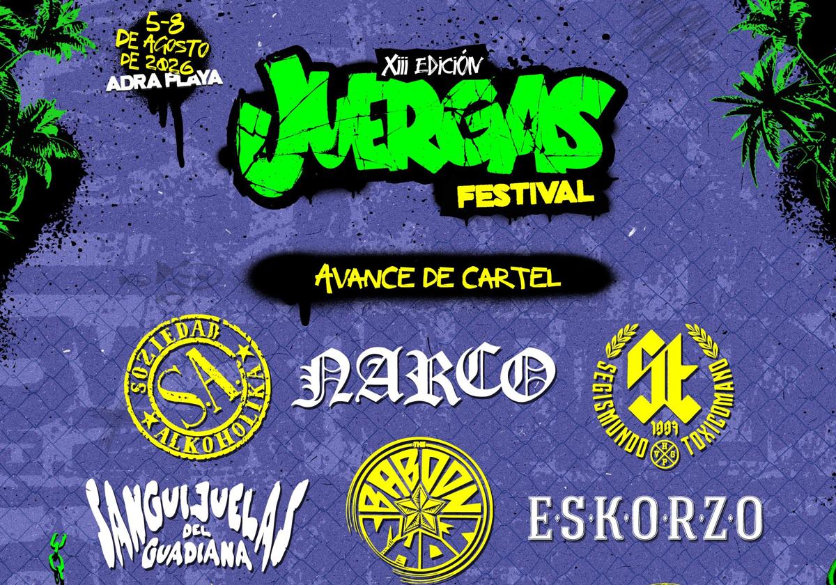 Narco y Segismundo Toxicómano se suman al festival Juergas Rock