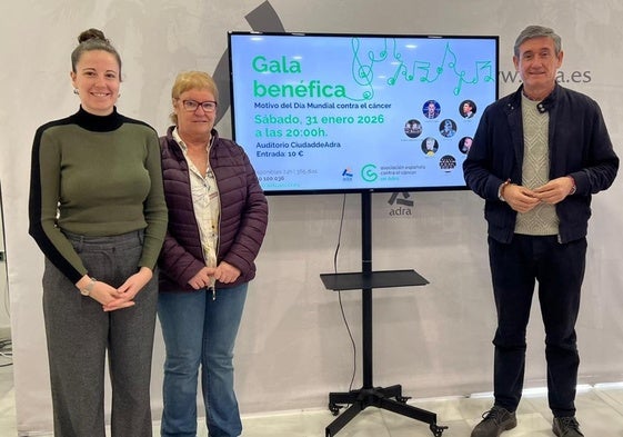 El evento se realizará el próximo 31 de enero a las 20.00 horas en el Auditorio 'Ciudad de Adra'.