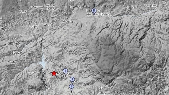 Berja, epicentro de un terremoto de 2,7 grados a nivel de suelo