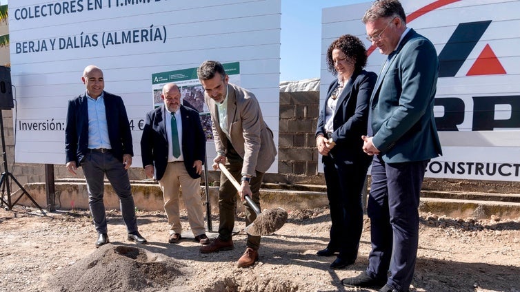 Comienzan las obras de los nuevos colectores de Berja, Dalías y Balanegra