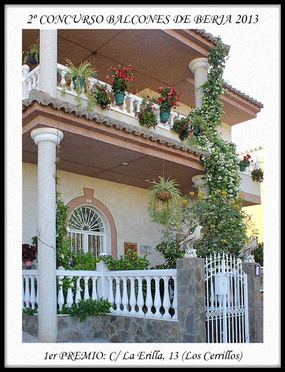 Ganadores del concurso de balcones de Berja