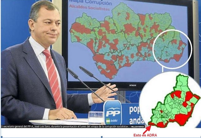 "Señores del PP: ¿Se refieren Uds. al alcalde Socialista de Adra?"