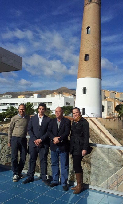 Juanma, de Masterchef, visita Adra