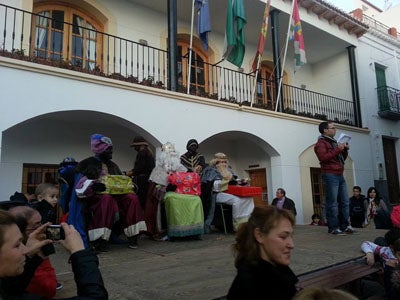 Alcolea recibió a los Reyes Magos