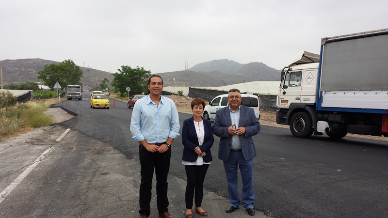 El Ayuntamiento de Dalías anuncia que las obras en la A-358 terminará en junio