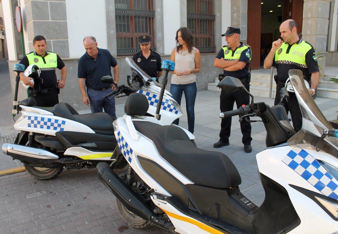 La Policía Local estrena dos motos para  acceder a zonas peatonales