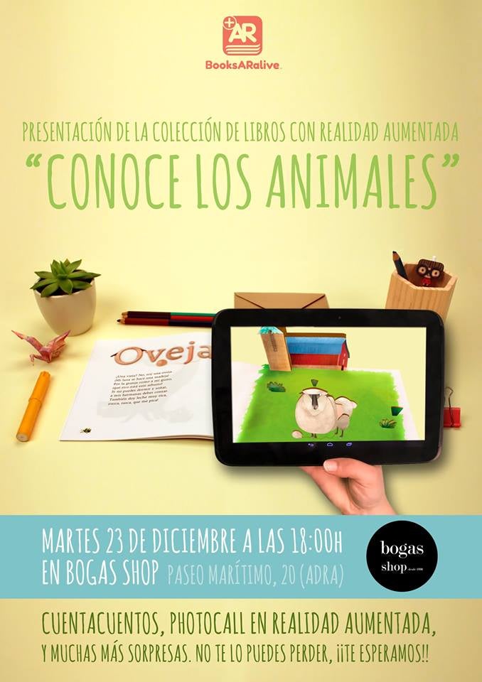 Bogas Shop invita a pasar una tarde en familia con libros en realidad aumentada