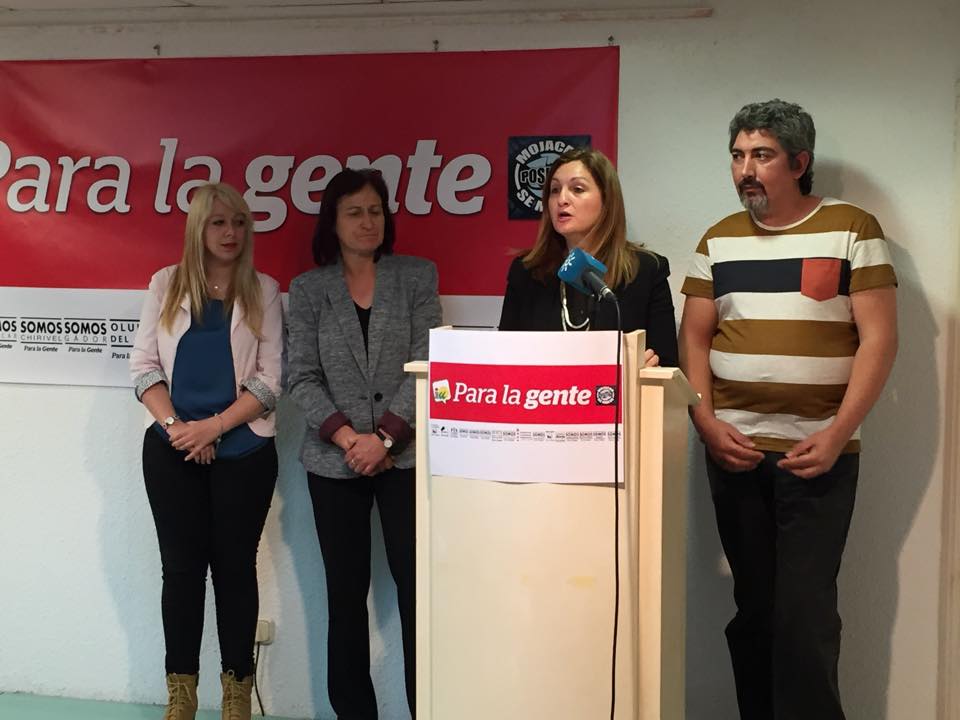 La Plataforma ciudadana abderitana participa en la presentación de Para la Gente