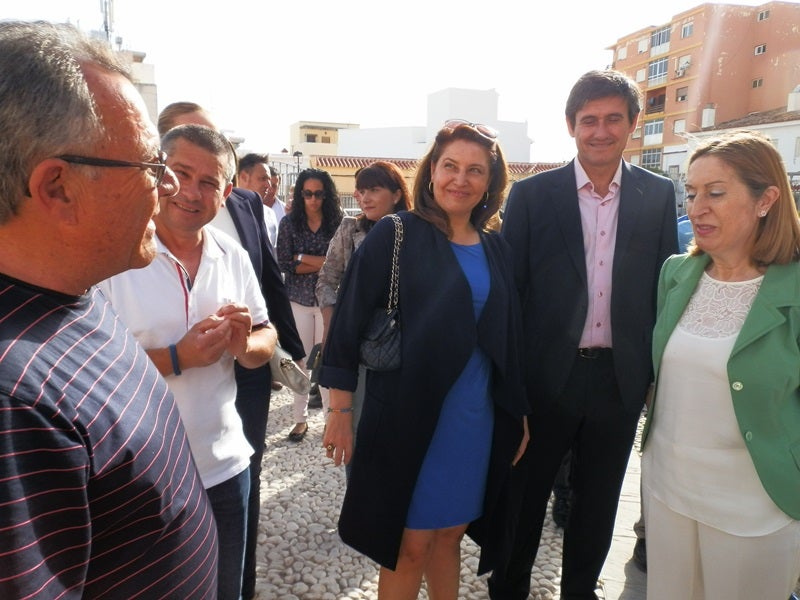 El PP se congratula en Adra del final de la A-7 en un acto electoral con Ana Pastor