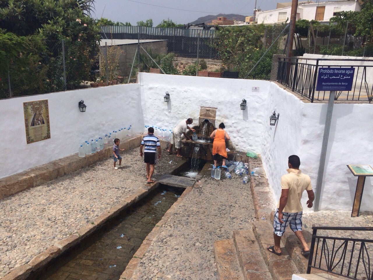 Las fuentes de Berja, bajo vigilancia