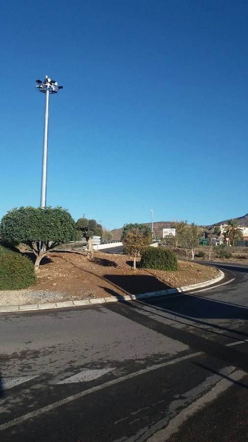 Mejoran la seguridad vial en la A-347, a su paso por Berja, con una mayor iluminación