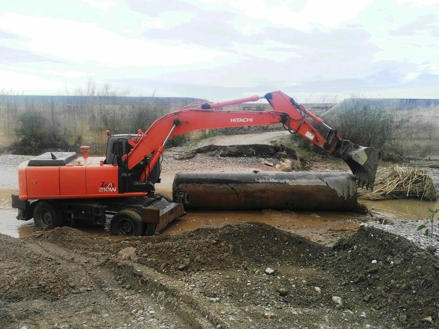 Los caminos rurales se recuperan de las lluvias