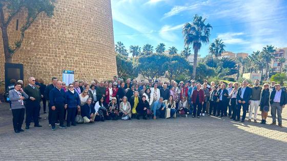 Más de un centenar de purcheneros conocen Roquetas de Mar gracias al viaje de la Tercera Edad