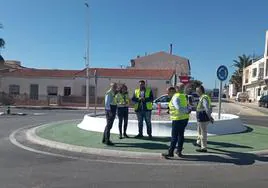 Zurgena cuenta con una nueva reordenación de tráfico en la A-1101 con la avenida Murcia