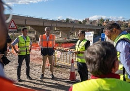 Visita a las obras en Olula del Río.
